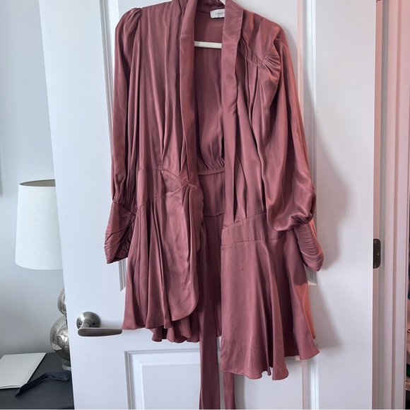 Zimmermann Silk Wrap Minidress - Picture 7 of 11